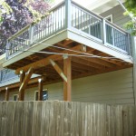 Second story bedroom deck