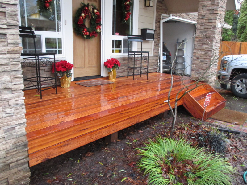 Tigerwood deck | Deck Masters, llc - Portland, OR