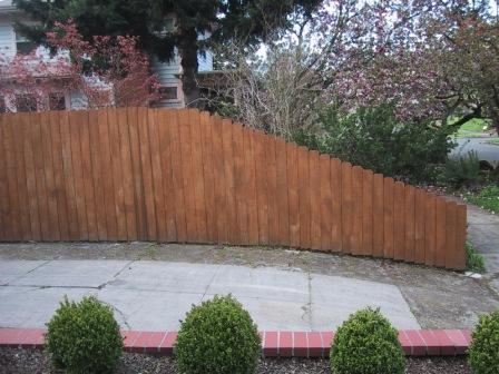 Dog Ear Cedar Fence