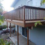 Pressure treated deck