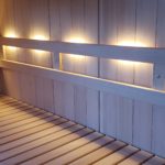 Inside of Finnleo sauna