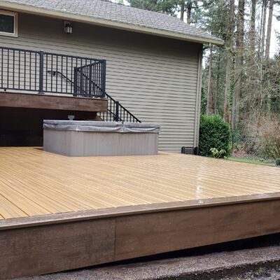 Trex Hanvana Gold deck with Spiced Rum border