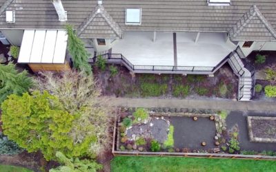 Azek Coastline and Dark hickory deck