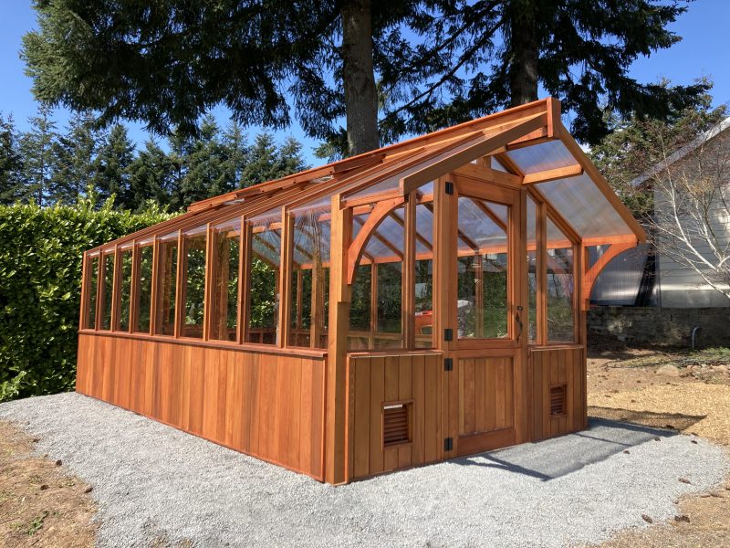 Cedar greenhouse kit | Deck Masters, LLC