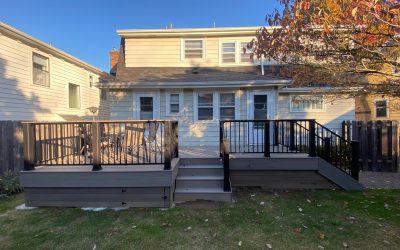 Trex deck in Biscayne color