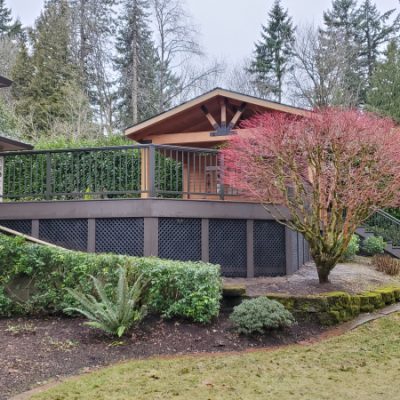 Wolf PVC Black Walnut deck