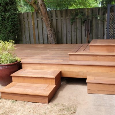 Yellow Balau Mahogany deck