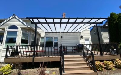 Trex Enhance Toasted Sand deck with Acrylite cover