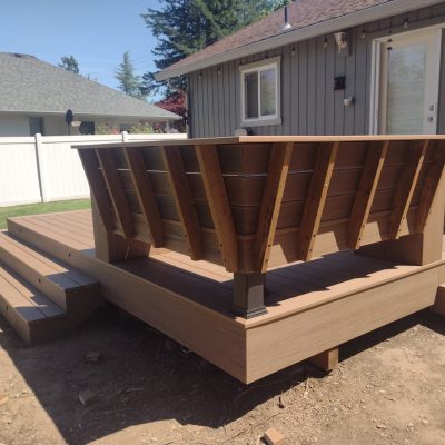 Trex bench back