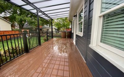 AZEK Vintage Mahogany Deck with Acrylite Cover