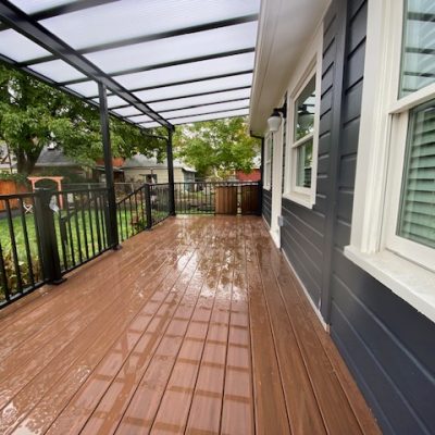 Azek Vintage mahogany decking
