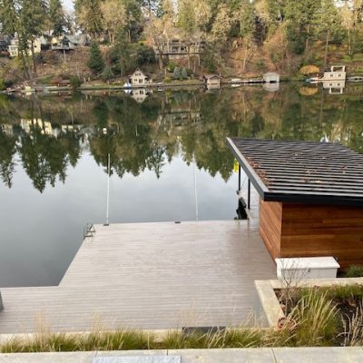 AZEK dock on Lake Oswego