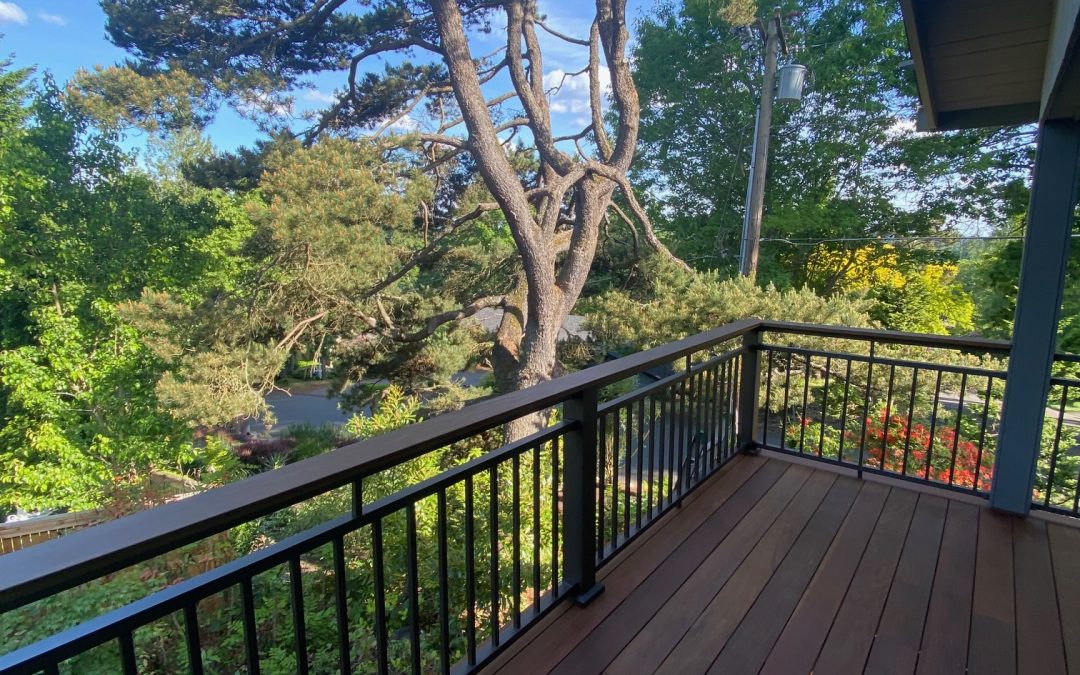 Ipe Deck Resurfacing with Westbury Riviera Railing