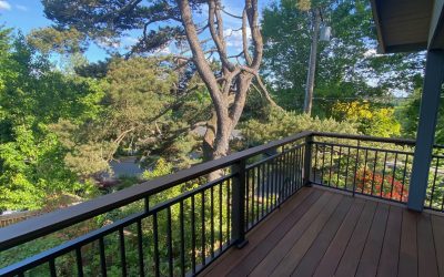 Ipe Deck Resurfacing with Westbury Riviera Railing