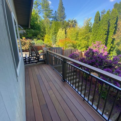 Ipe Deck with Aluminum railing