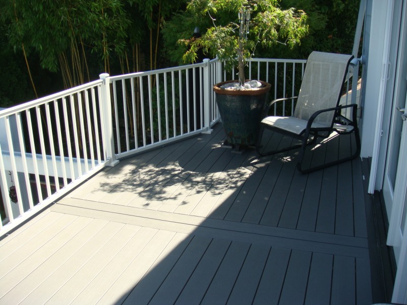 Composite deck with a view | Deck Masters, LLC