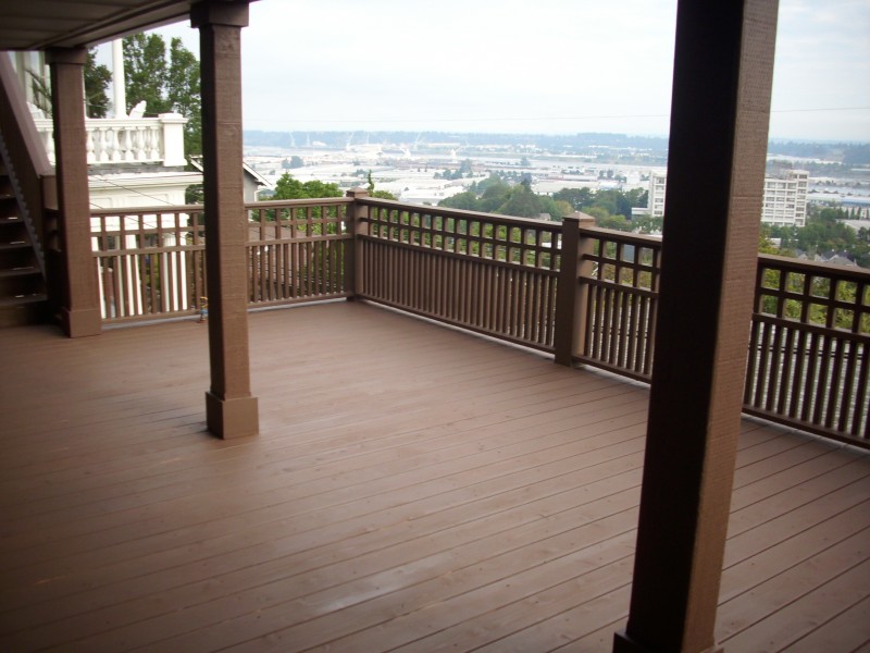 Second story deck resurfacing