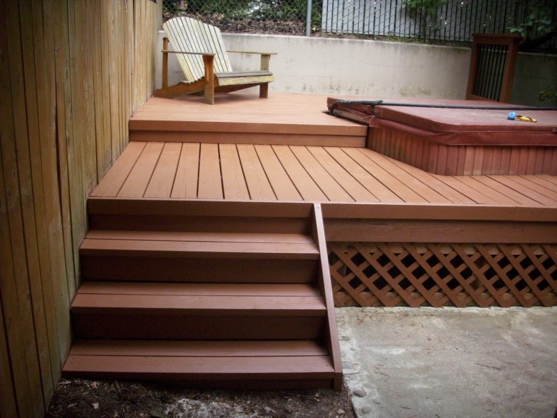 deck after