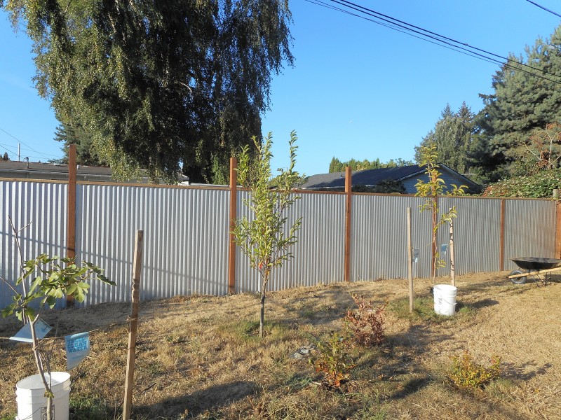 Corrugated Metal Fence Deck Masters Llc, How To Build A Corrugated Tin Fence