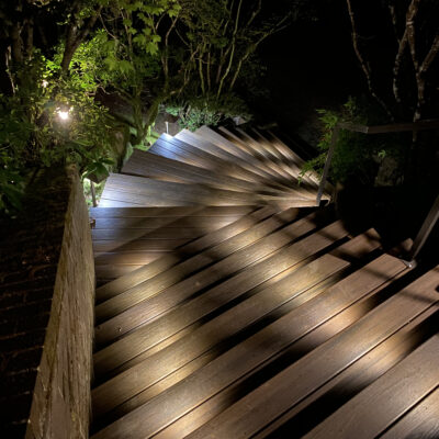 Trex Spiced Rum stairs