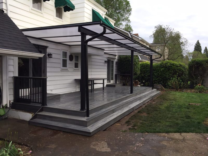 Acrylite Patio Cover And Trex Deck, Trex Patio Covers