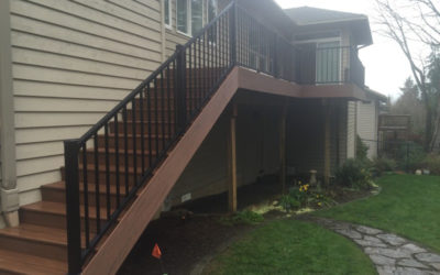 Azek Vintage Mahogany PVC deck