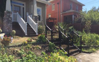 Trex decks and cedar fence