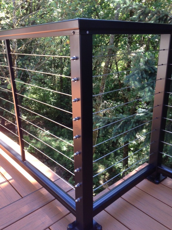 Stainless steel cable railing | Deck Masters, llc ...