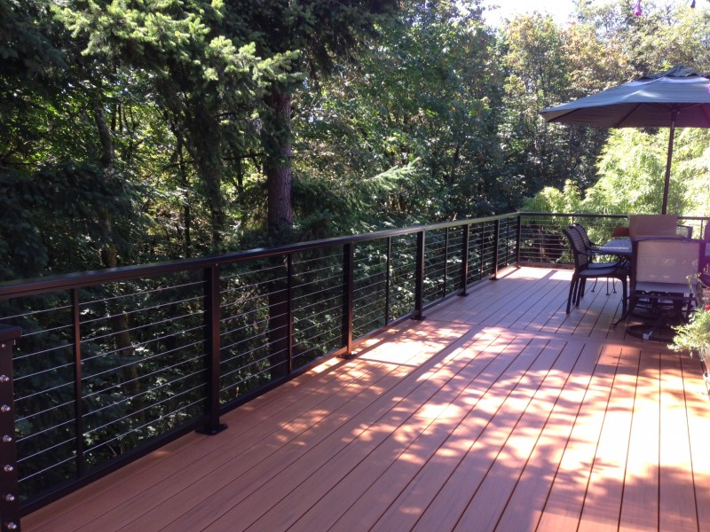 Stainless steel cable railing | Deck Masters, LLC